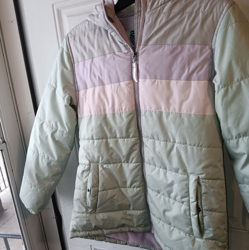 Kids Colorblock Puffer Jacket 14/16